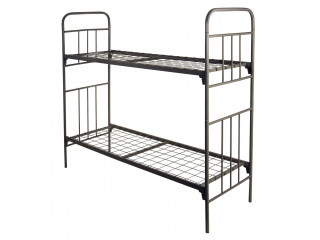 С лестницами бюджетные металлические кровати