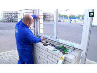 Установка пластиковых окон, балконов, дверей, офисных перегородок